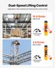 5000 Kg Electric Chain Hoist, 9.1 M Lifting Height, Three-Phase Overhead Crane with 100 M Wireless & 8.2 M Wired Remote Control, Double G100 Chain
