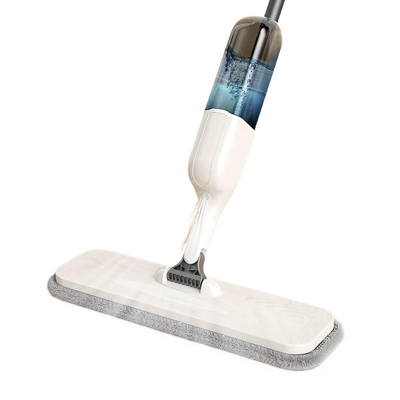 2025 Dual-Use Flat Mop: Spray, Wet & Dry, One-Wipe Clean for Easy Household Cleaning