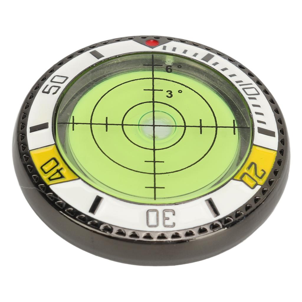 Golf Green Reader Dual Side Putting Aid Ball Marker with Bubble Level Accurate Portable Golf Accessory for Sports