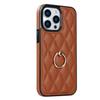 Luxury Leather with Ring Holder Soft Case for iPhone 15 14 13 11 Pro Max 12 Mini XS XR X 8 7 6 6S Plus 14Pro 13Pro Shockproof Cover