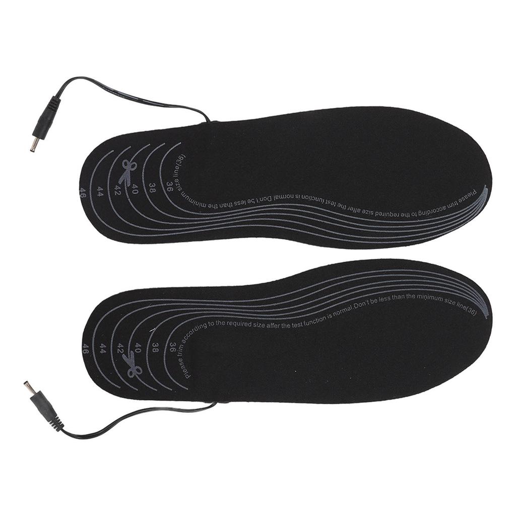Heated Insoles Soft Warm Breathable Cuttable Electric Heating Insoles