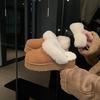 One shoe and two wear~ miu home model velvet thick-soled warm Northeast snow boots women's 2025 autumn and winter new height-increasing cotton shoes