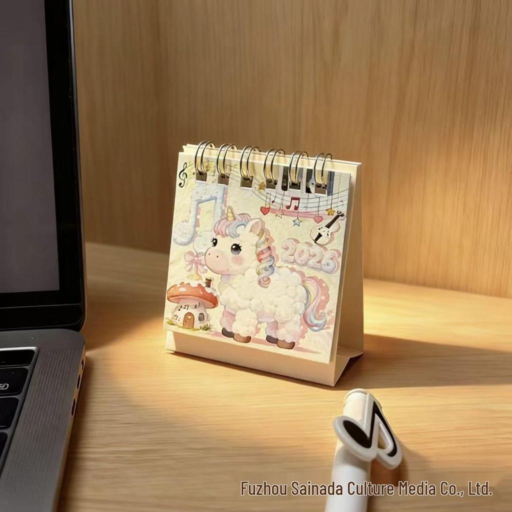 2026 Year of the Horse Cute Cartoon Mini Memo Calendar - Student Creative Gift