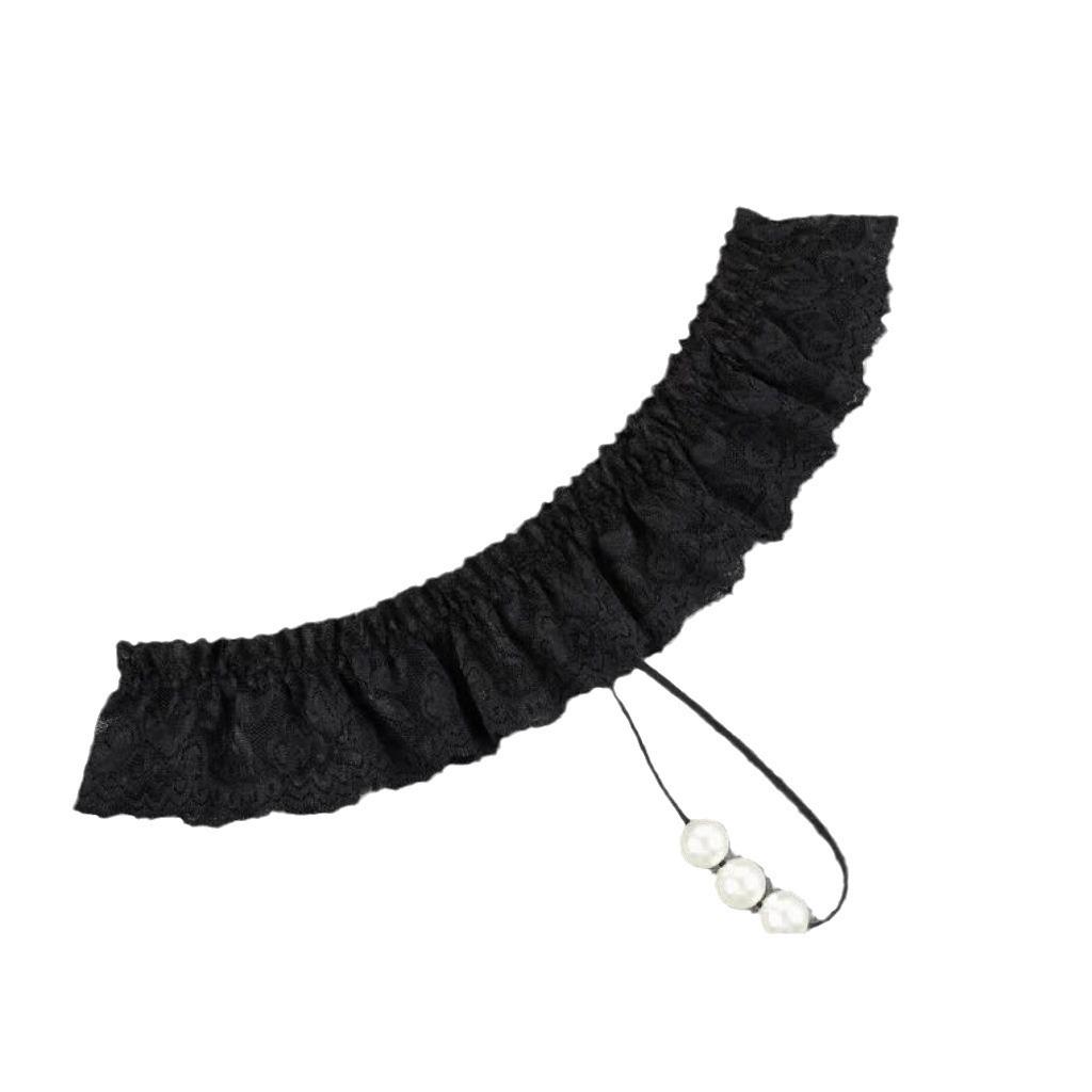 Jinxiao Sexy Perlen-Massage-Tanga: Transparente Spitze, niedrige Taille, offener Schritt, verführerisch herausnehmbare Unterwäsche.