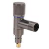Washing Machine Hose Bibb Brass G12in DN15 Male Thread Inlet G38in Outlet Auto Off Single Cold