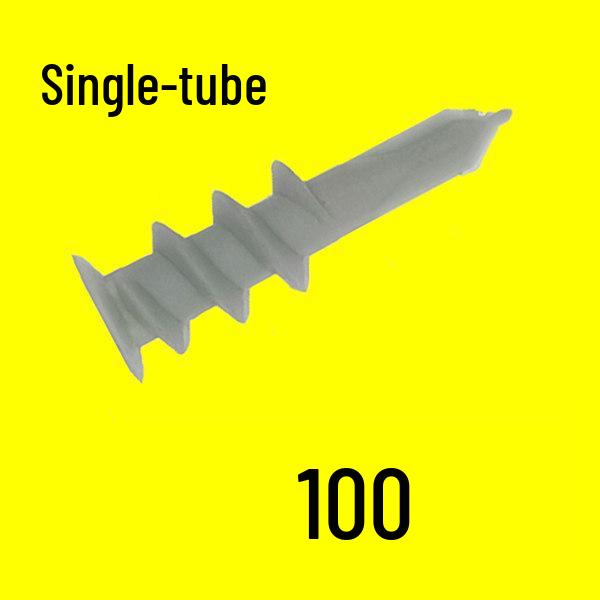 Nylon Spiral Wall Plug Screw Expansion Anchor for Plasterboard