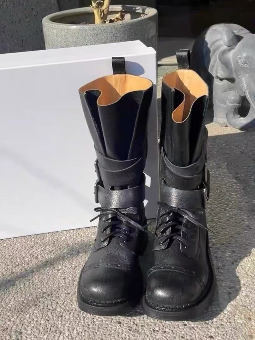 

Ретро ботинки Мартин женские летние новые на толстом каблуке с ремешком и пряжкой короткие ботинки ботинки-локомотивы универсальные одинарные ботинки тренд 35