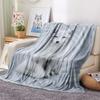 1Pc Cartoon Print Flannel Blanket, High Quality Comfortable for All Seasons, Home Decor, Warmth and Comfort, Perfect for Christmas Birthday Gift