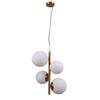 Hanging Lamp Riga 2 E14 Honey Brass Alu Italux Pnd-44213-4-Hbr