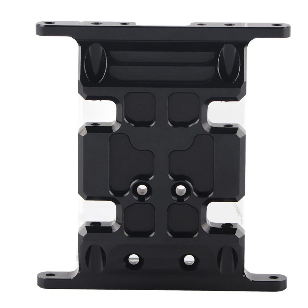 Aluminum Alloy Gearbox Base Plate Black for AXIAL SCX10  TFL Carframe RC Accessories