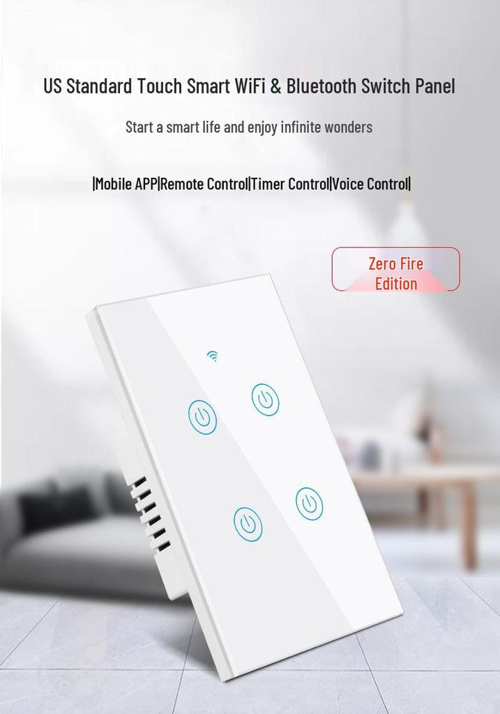 Universal High-Quality WiFi Smart Switch with Touch Control