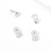 4 Stück Ohrringverschlüsse Verriegelbare Ohrringteile Ohrstecker Diamantenform Ohrschmuck Zubehör Bieten Verbesserte Stabilität
