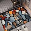 1Pcs Pebble Pattern Soft Kitchen Rug Anti-Fatigue Kitchen Rug Waterproof Non-Slip Rugs Set Runner Rug Bedside Rug Absorbent Carpet For Kitchen