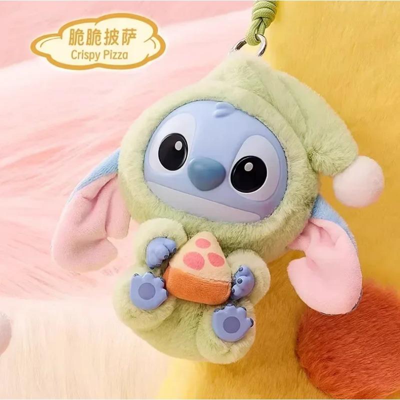 Nwe Miniso Disney Stitch Eat Some Thing Before Sleep Series Vinyl Blind Box Bag Pendant Cute Doll Mystery Box Toy Adult Gift