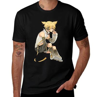 Vocaloid Tshirt Basic Casual Short Sleeve Cotton Shirt