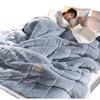 Cozy Three-Layer Flannel and Sherpa Blanket for Autumn and Winter