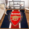 "Arsenal Logo Carpet Red Blue Football Club Fan Home Decor 60x80" Suitable for Use As an Anti-slip for Living Room Bedroom Sofas