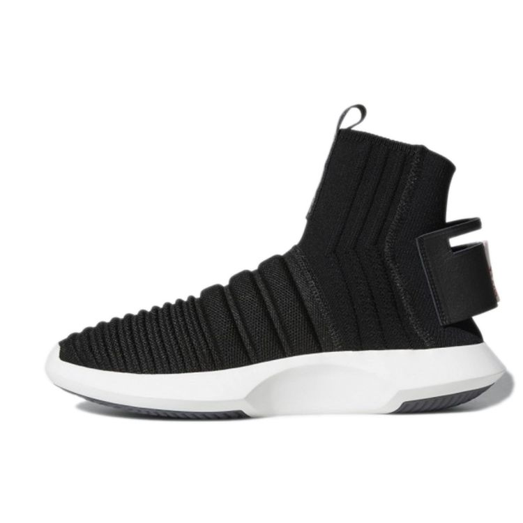 Adidas Originals Comfortable Versatile Fabric Non-Slip Wear-Resistant High-Top Running Shoes Men Sneakers Charcoal-Black CQ0983