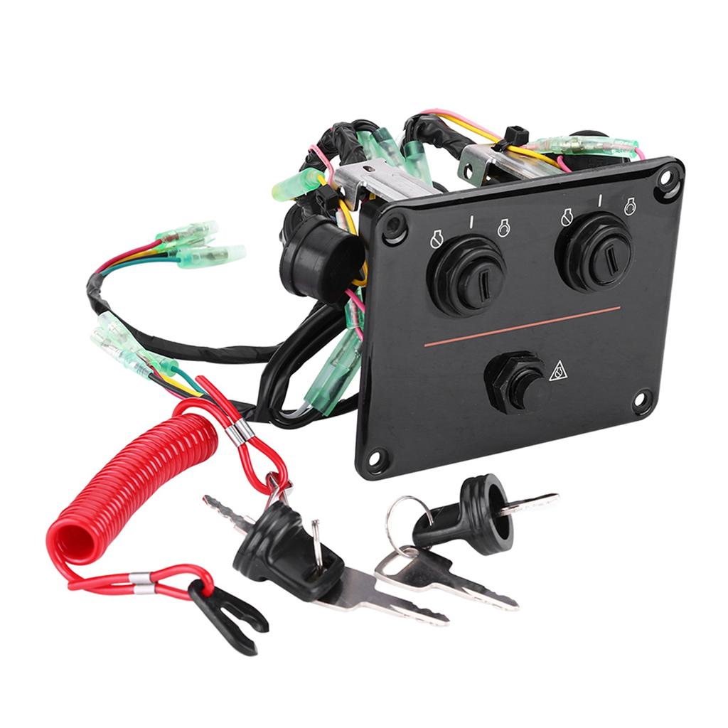 Dual Engine Key Switch Panel Switch Assembly for Yamaha Outboard Engines 6K1825700800