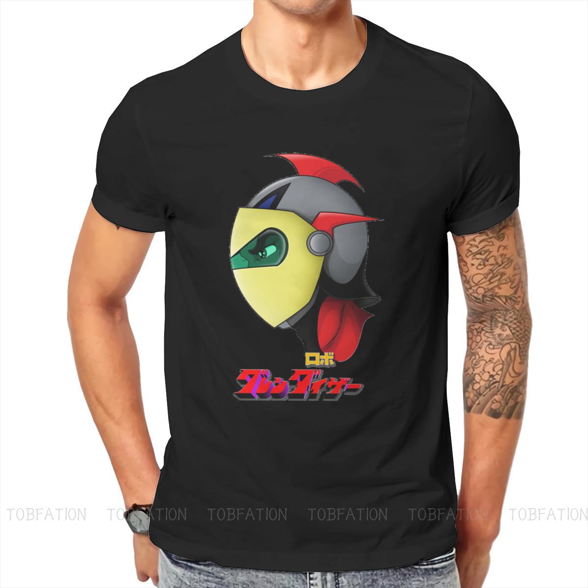 

UFO Robot Goldrake Grendizer Anime Cool Classic T Shirt Harajuku Homme High Quality Tshirt Loose O-Neck Men Clothing - Men s... S разноцветный