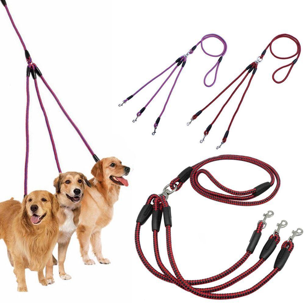 Braid Pet Rope Pet Supplies Safety Cord Triple Pet Leashes Leash Lead Leash Pet Leashes Puppy Rope