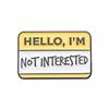 Style Cute Cartoon English Letter Badge Brooch Unique Alloy Pin For Trendsetters