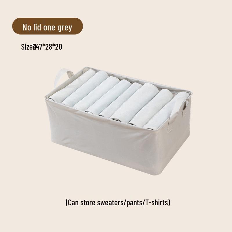 Foldable Washable Oxford Cloth Storage Box - Large Organizer for Quilts, Clothes, and Toys