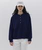 Keullaepeu Round Button Sweatshirt_Navy