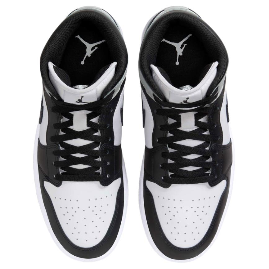 Air Jordan 1 Mid Barons Men Sneakers White Black Light-Smoke-Grey DQ8426-101
