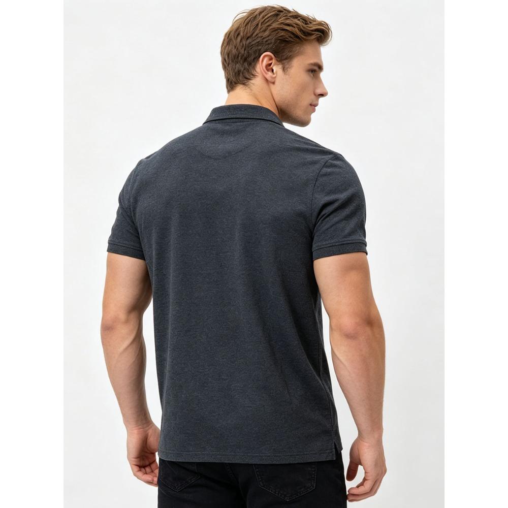Men's 95% Cotton Henley Shirt Short Sleeve - Casual Button Neck T-Shirt with Pocket - Soft Breathable Summer Top