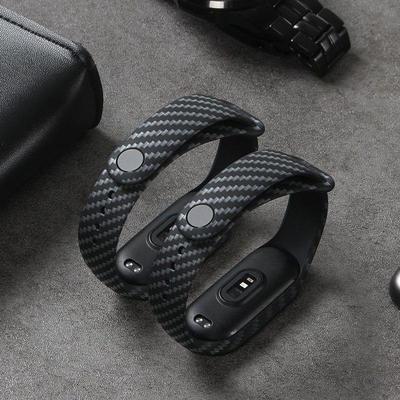Pre xiaomi Remienok z uhlíkových vlákien Pre Xiaomi Mi Band 7 nfc Náramok smartwatch remienky na hodinky silikónový náramok correa Mi Band 6 4 5 3 príslušenstvo