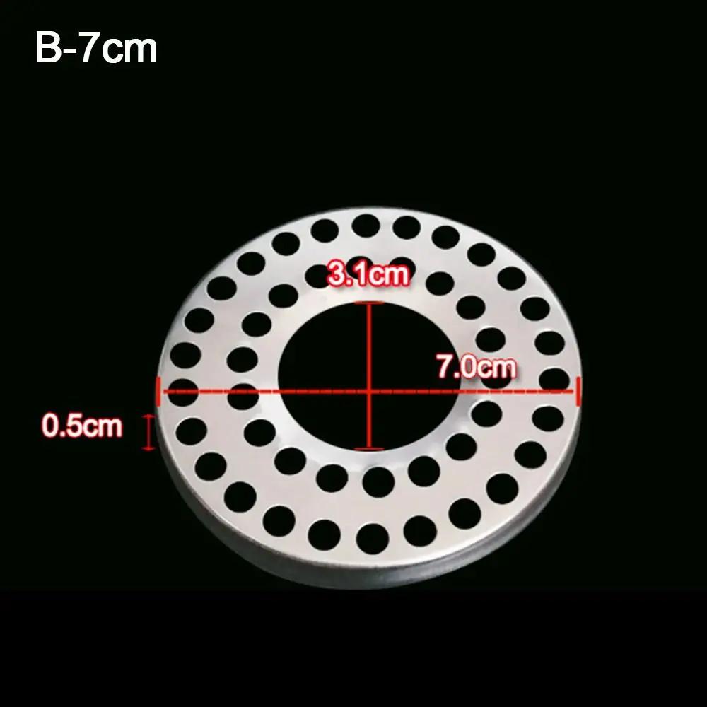 5pcs/set 4CM/5.4CM/6.5CM/7CM/7.5CM Stainless Steel Floor Drain Cover Round Anti-Clogging Shower Drain Strainer for Bathroom