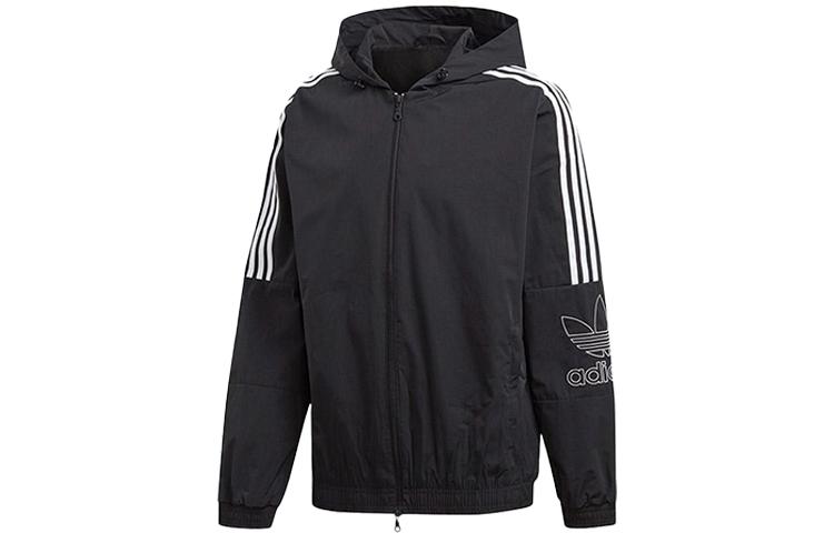 Adidas Originals Куртки Мужские Черные С Капюшоном Средние Другие EB4086 L