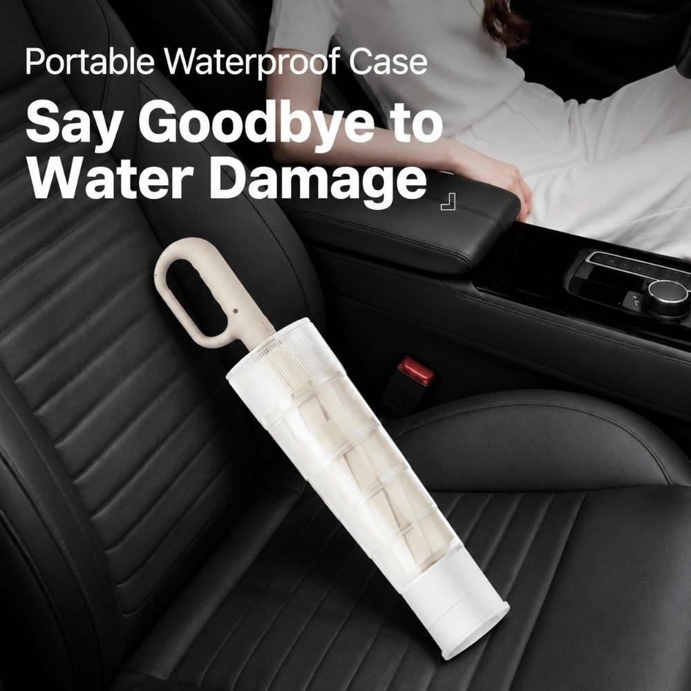 Ergonomic Handle Folding Umbrella Wind-Resistant Anti-UV Umbrella Portable Car Umbrella
