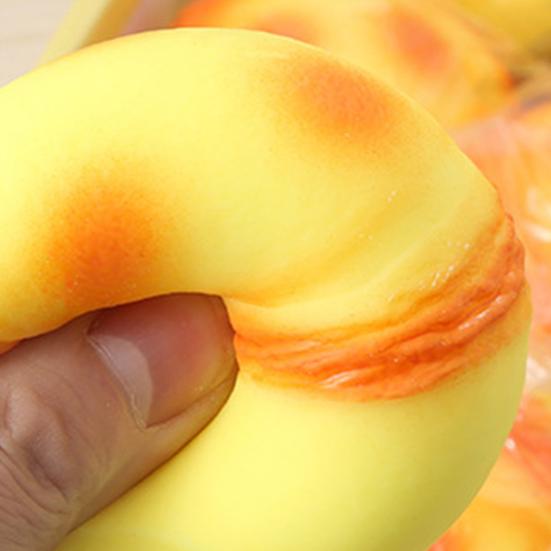 Simulation Egg Tart Squeeze Toy Slow Rising Egg Tart Stress Ball Toy Decompression Realistic Food Fidget Sensory Toy
