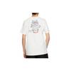 Nike T Shirts Men's White Crew Neck Moderate Straight Fit Ct5737-100