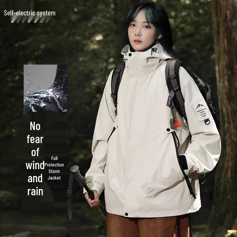 Unisex Outdoor Windproof Waterproof Trekking Jacket