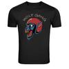 Wolf Gang Biker Wolf Helmet Graphic T-Shirt Motorcycle Tee