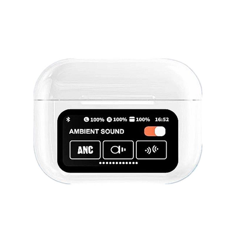 

E11 Bluetooth Earphones: Wireless Translation, ANC Noise Reduction, Touch Screen, Digital Display, Compatible with Android & Apple.