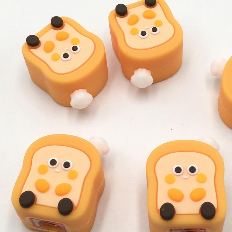 1 Pc Cute Kawaii Butter Toast Pencil Sharpener School Office Supply Creative Stationery Lovely Dessert