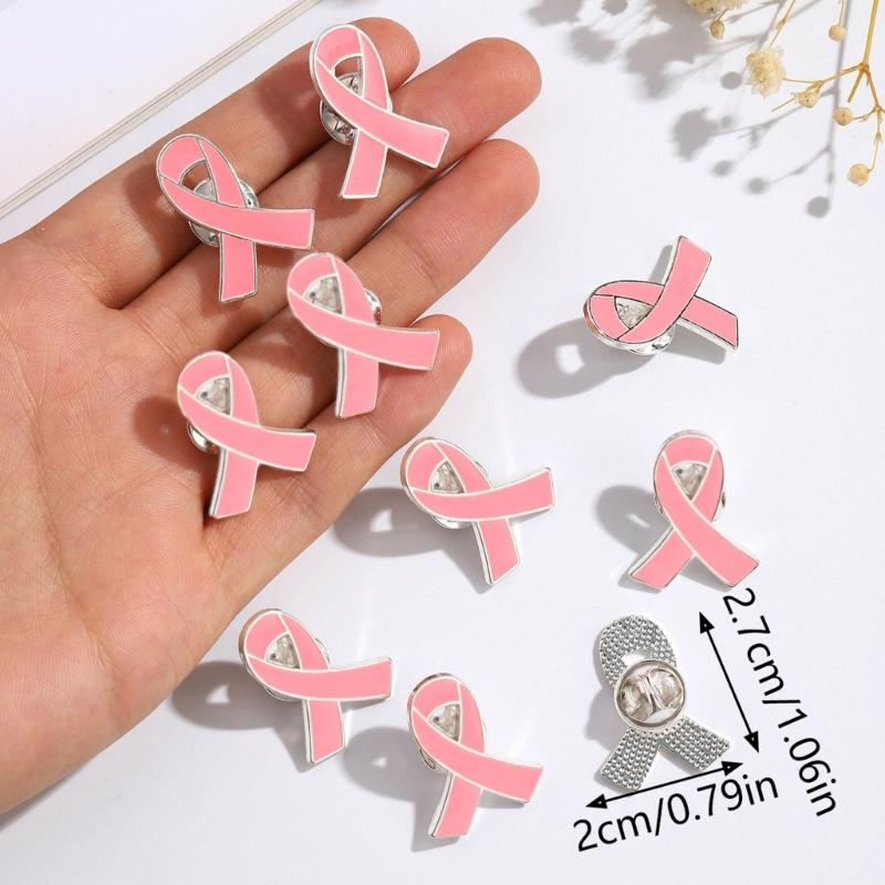 Band Pin, Pack of 50 Metal Awareness Lapel Pin Band Brooch Pin Hope Pin Enamel Jewellery Pin for Decoration