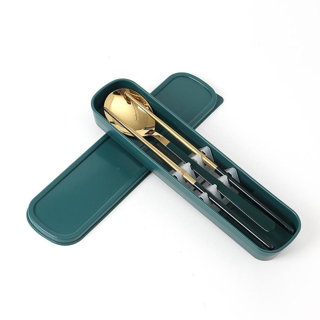 Golden Table Portable Cutlery Set (Green)