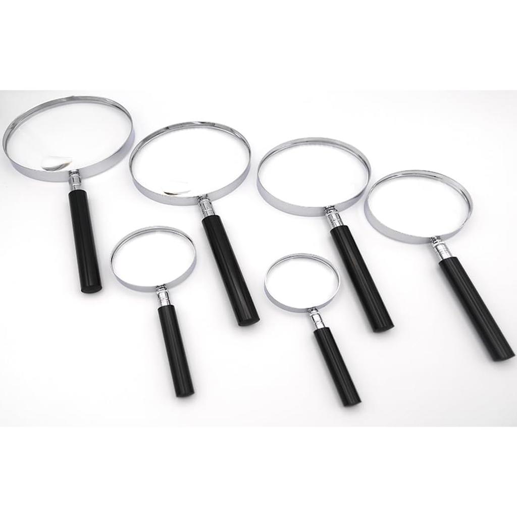 Lightweight Handheld Magnifying Glass with 3x Magnification and Magnification with Small Made in 50mm Lens Perfect Gift for Day or Respect for the