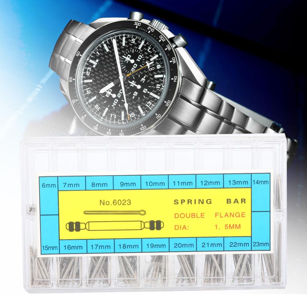 Metal Watch Spring Bar 6-23mm Watch Strap Link Pin Watch Repair Tool Kit for DIY Enthusiasts