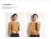 Women's Pure Wool Short Sweater - Warm Knit Round Neck for Autumn/Winter