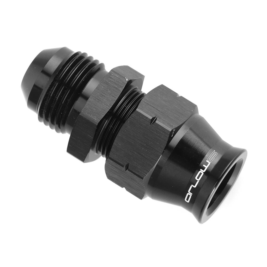 12in Tube To Male 8 AN Adapter Fuel Rail Quick Connect Fitting OnePiece CNCMaching Universal
