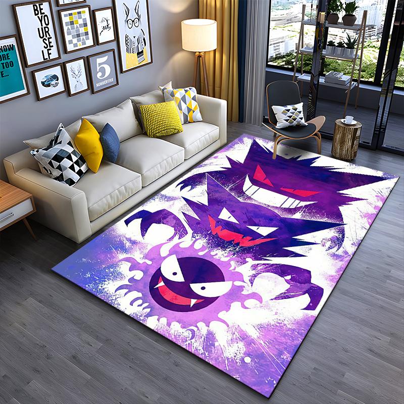 

Mysterious Purple Ghosts Rug Suitable for use as an anti-slip game mat for living room and bedroom sofas 40x60cm( 15x23in )