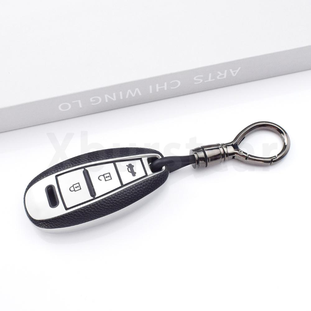 Shell Fob Keyless Protector Key Case Cover for Suzuki Vitara Swift Ignis Kizashi SX4 Baleno Ertiga Samurai S-Cross Accessories