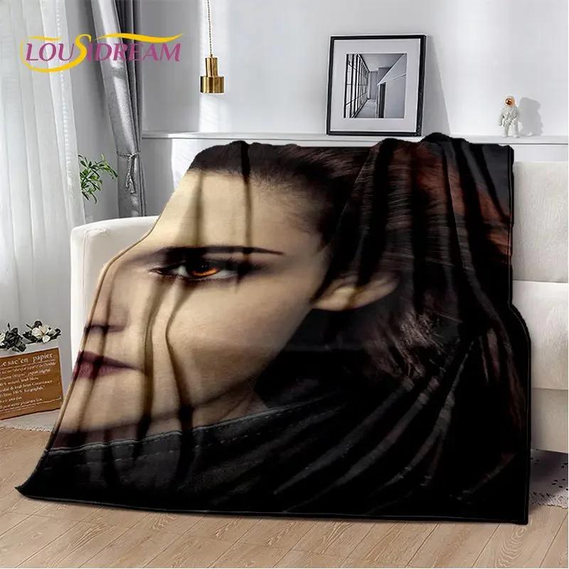 Die Twilight Saga HD-bedruckte weiche Plüschdecke, Flanelldecke, Überwurf, Decke für Wohnzimmer, Schlafzimmer, Bett, Sofa, Picknick, Abdeckung für Kinder