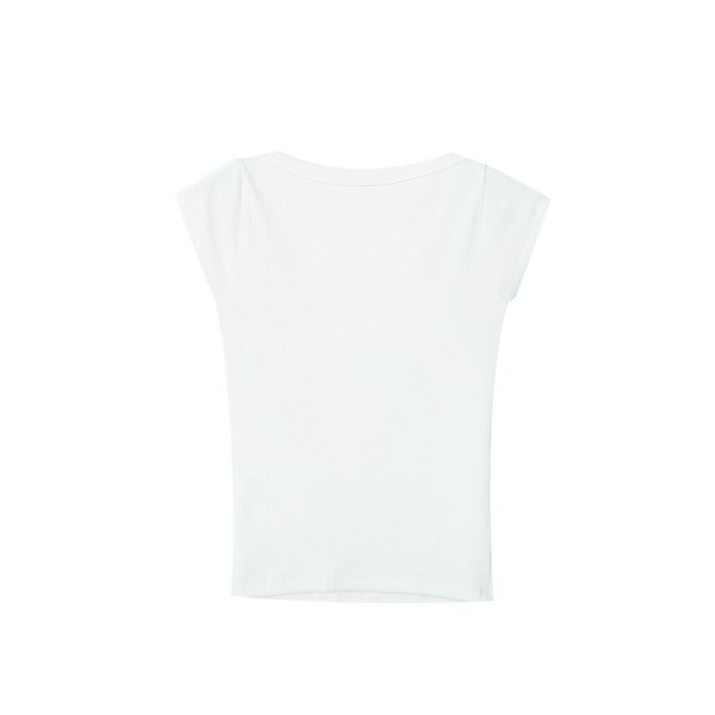 Jnleaog Spring New Arrival Women's Clothing Fashion Style French Fashion Design Basic Style Tops